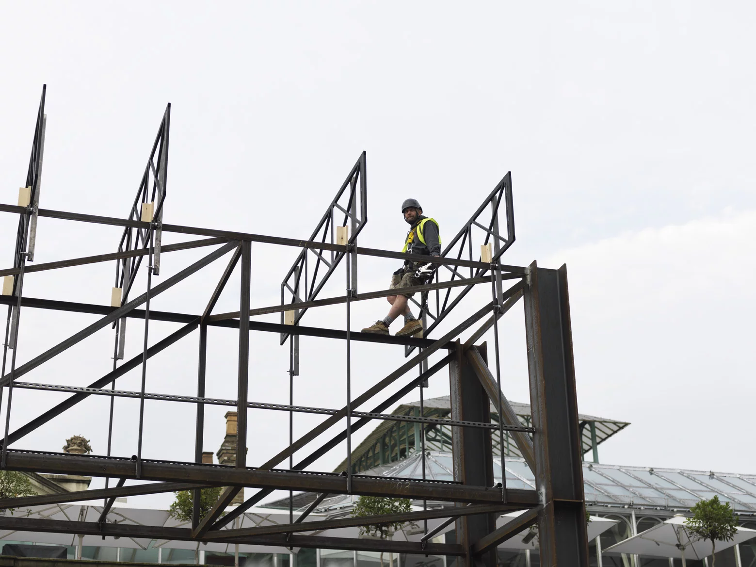The building is made from polystyrene, with a steel framework (Photo: Chris Tubbs)