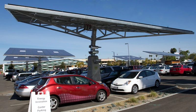 Envision Solar's other products are intended for creating graceful parking lot charging stations