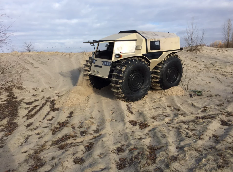 Sherp ATV tackles the sand