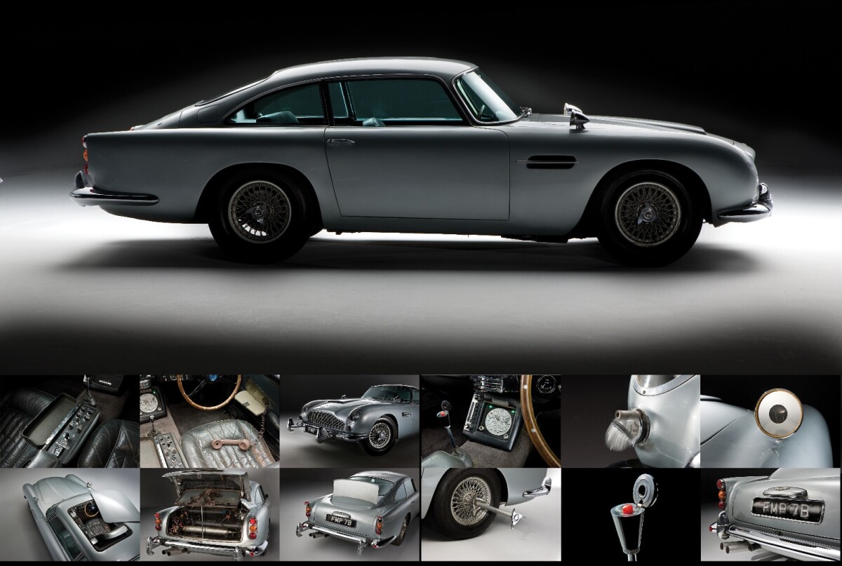 1| James Bond's weaponised Aston Martin DB5