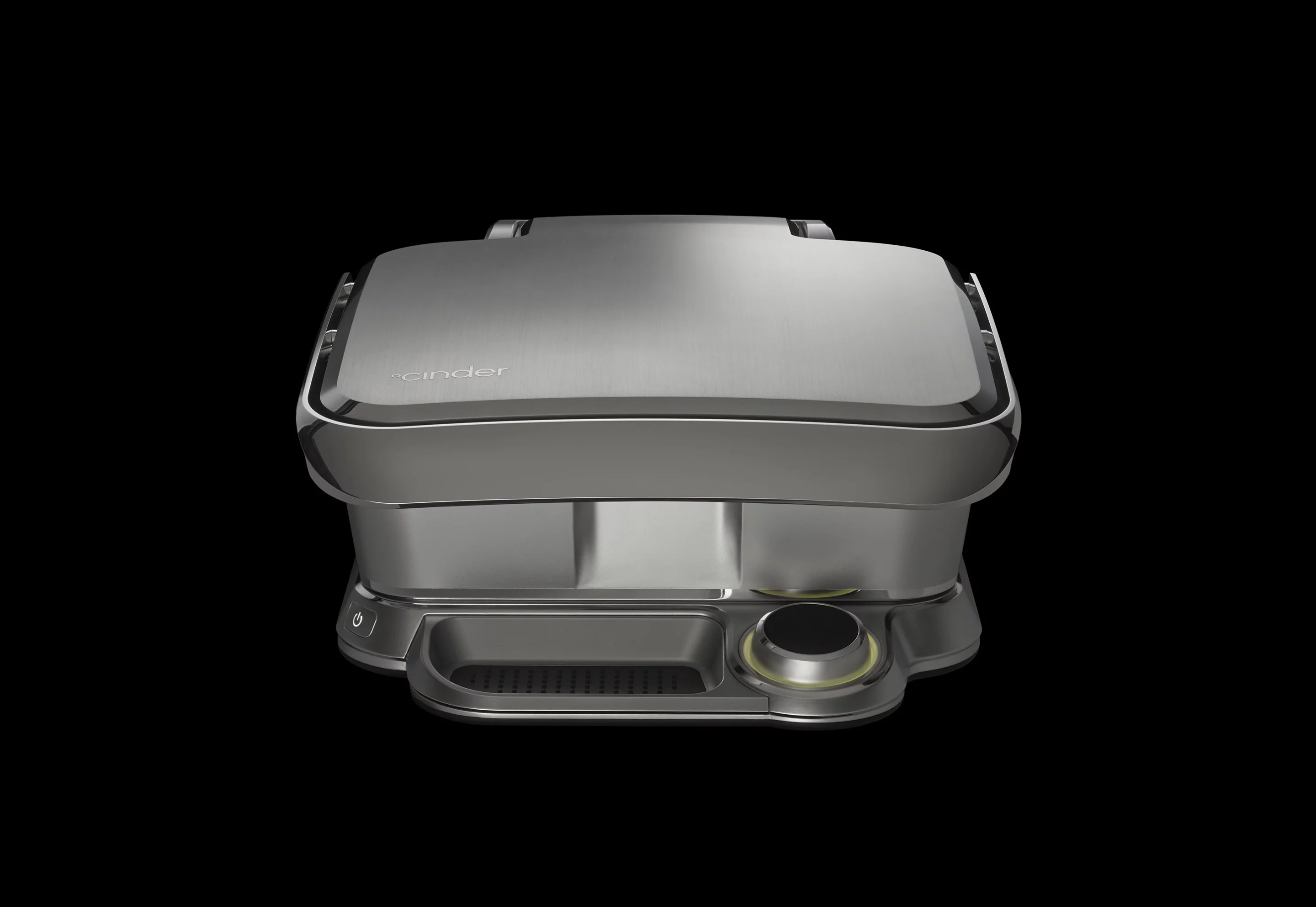 The Cinder Sensing Cooker showing manual stetting dial