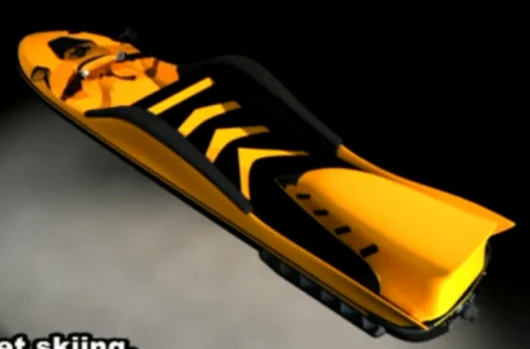 The body board / Jet Ski hybrid design concept(Images: Miguel Angel)