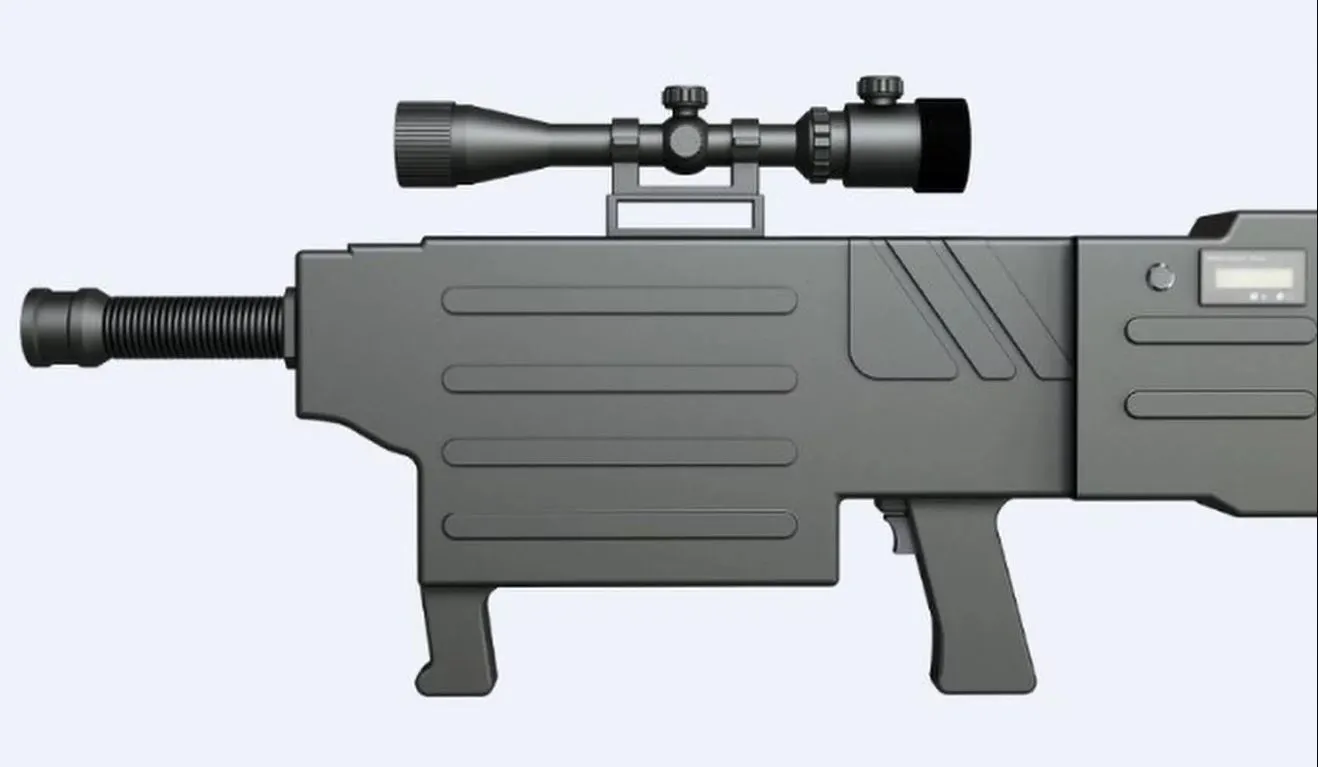 Exterior design of the ZKZM-500 laser gun