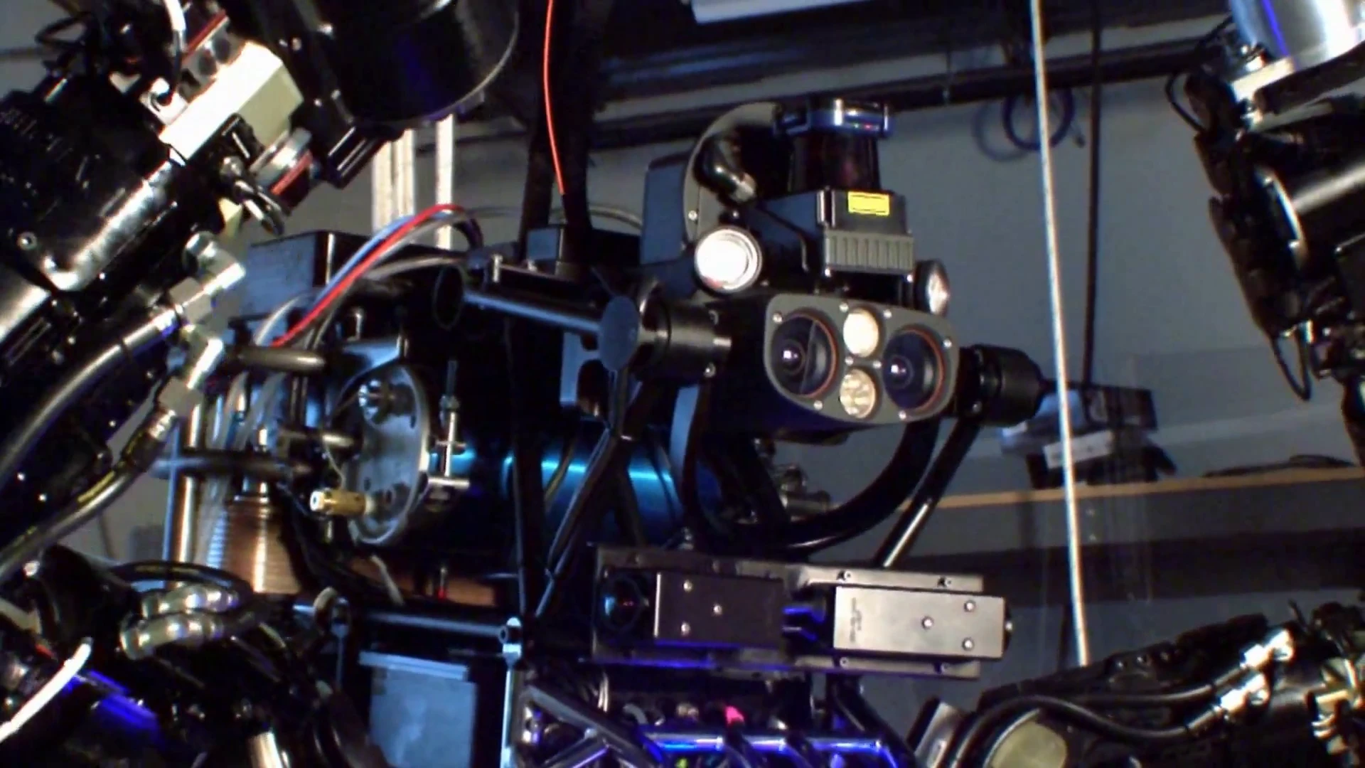 ATLAS' sensor head, developed at Carnegie Mellon University, contains LIDAR and multiple cameras