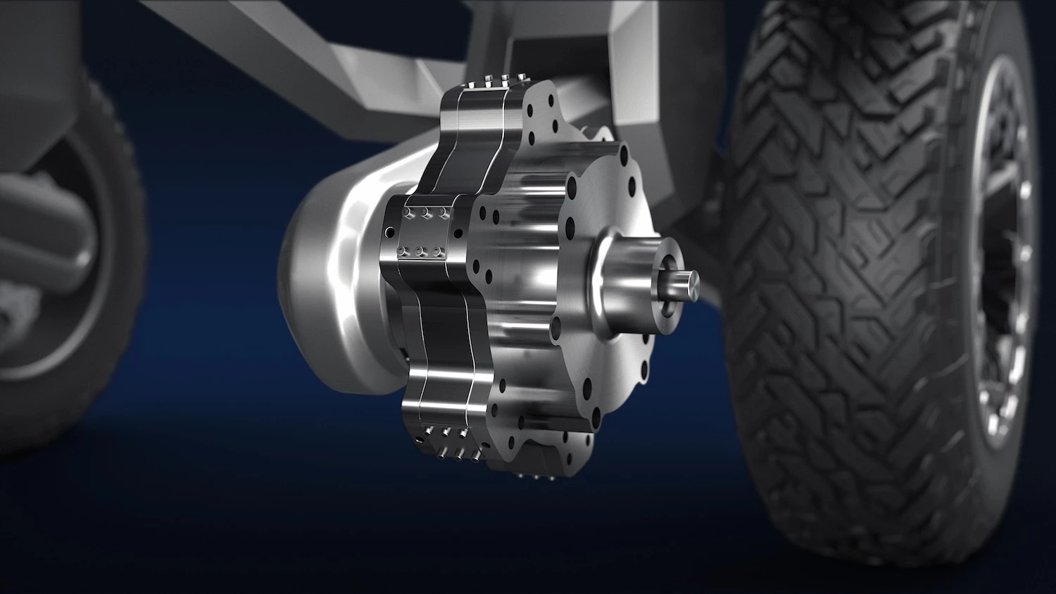 Ferox Azaris: in-wheel motors weigh 11 kg – heavy for a rim, but very light for a powerful in-wheel motor