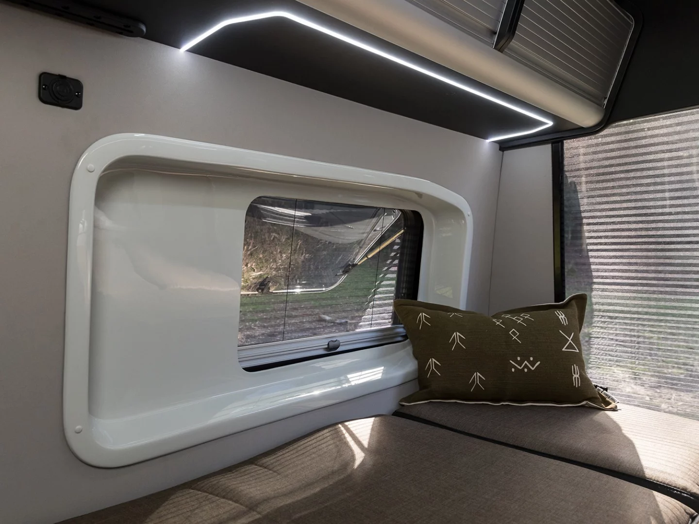 Each "space pod" adds a little room and has an opening window