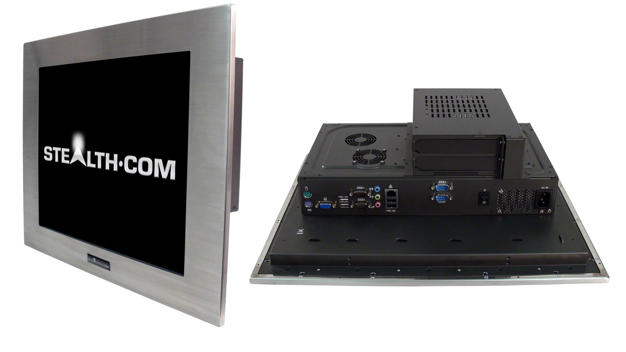 Stealth Computer has taken some of its rugged industrial PC know-how and developed an all-in-one solution for interactive kiosks, outdoor computing, or marine, aviation, security and industrial environments