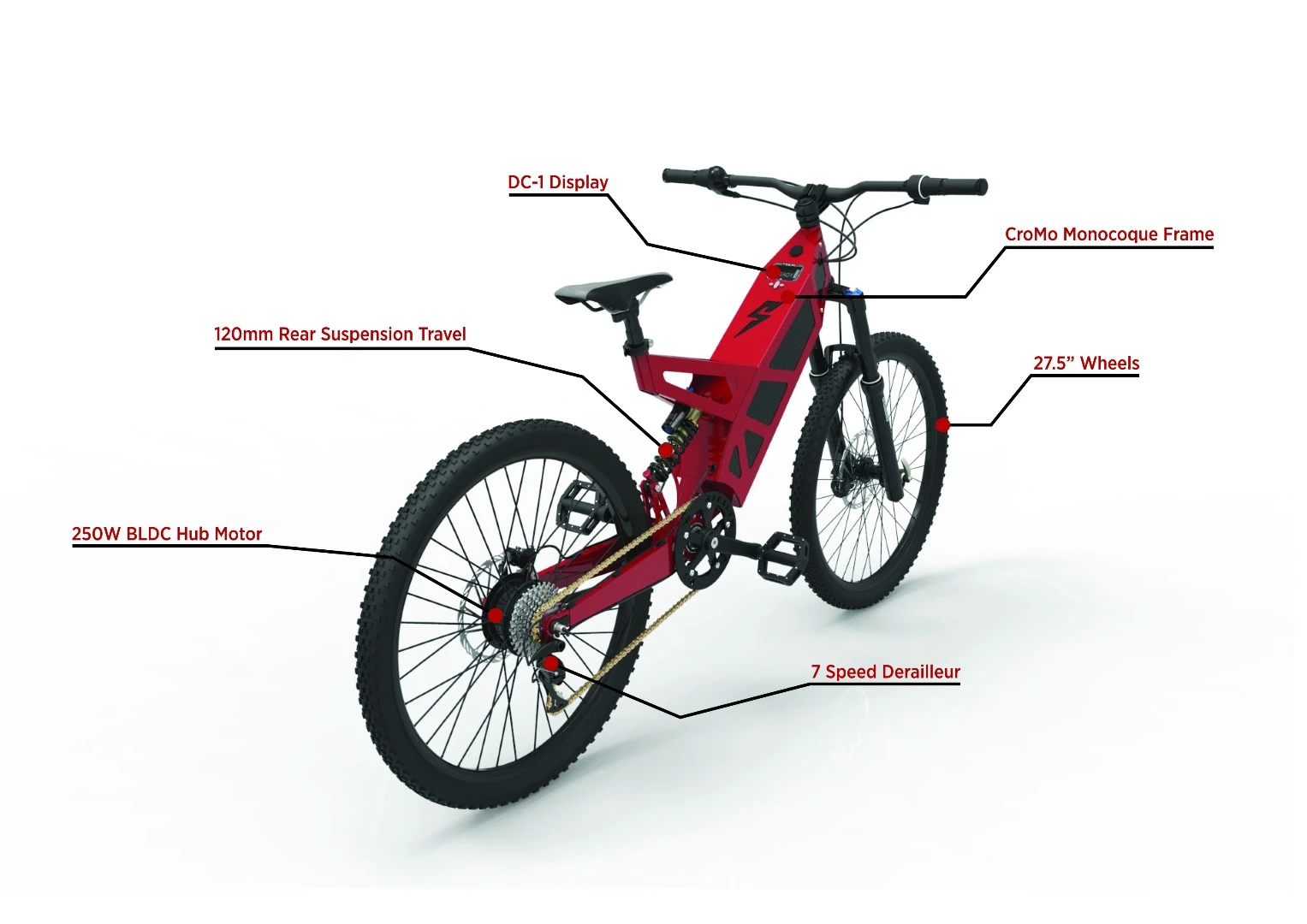 The Stealth P-7 e-bike promises a monster 150 km range (93 mi) range