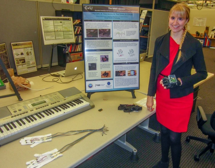 The vibrating glove is a maturation of the technology used in the Mobile Music Touch glove, also developed by Georgia Tech researchers in 2012