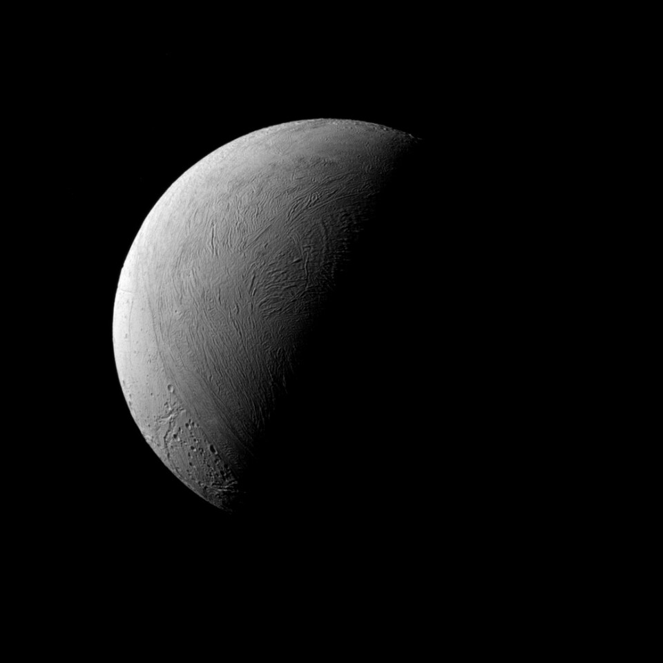 Cassini will take one final glance back at Enceladus before taking its final dive