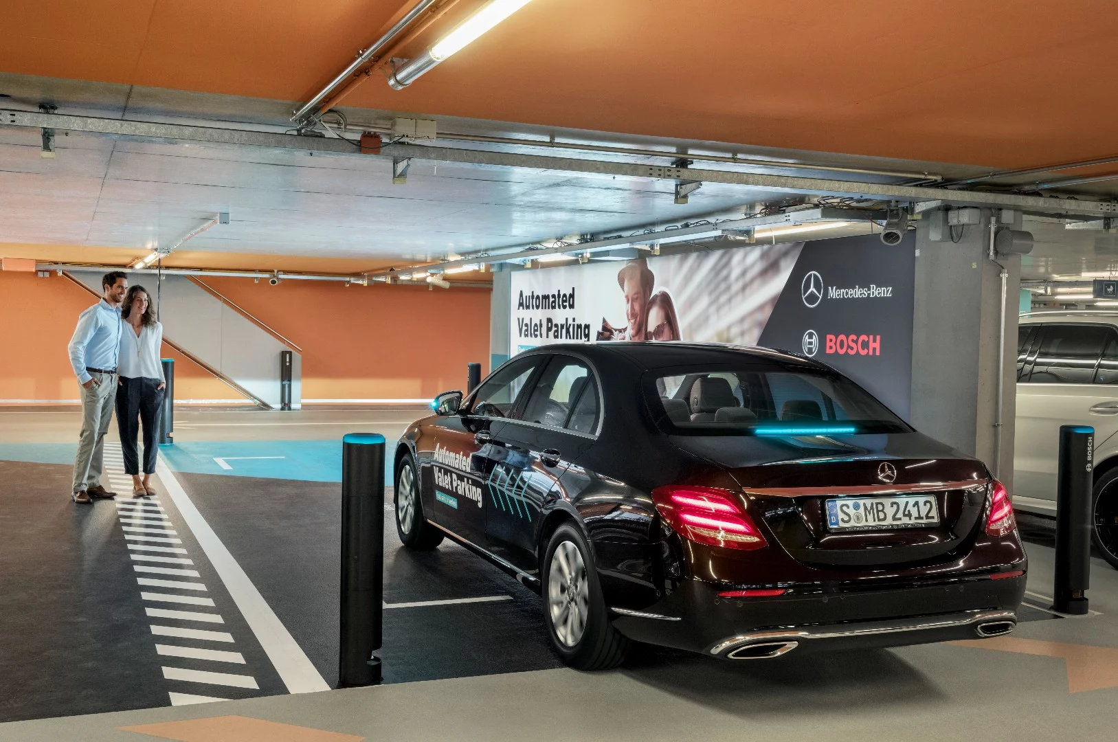 Daimler says that the autonomous valet technology could be retrofitted to existing multi-story carparks