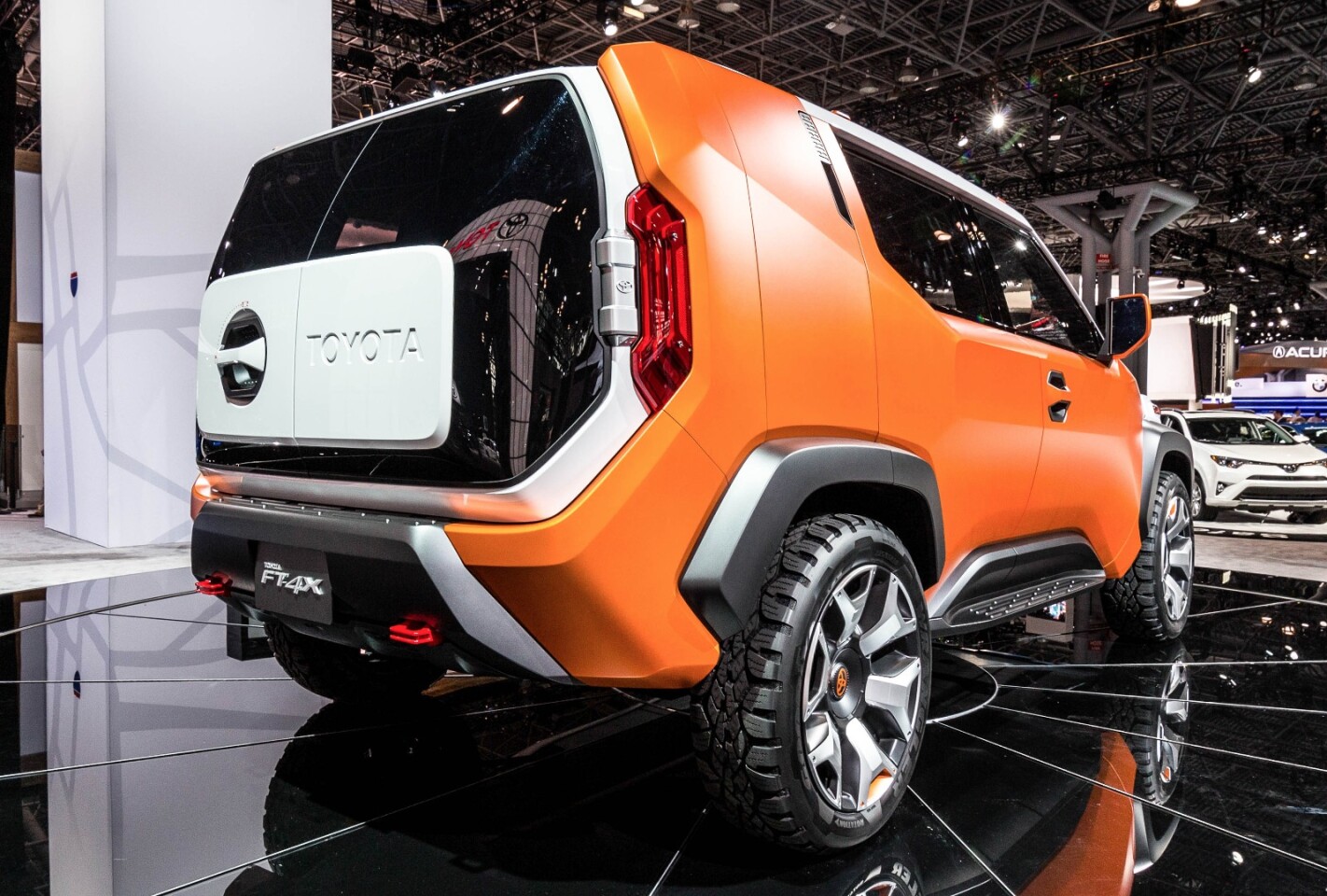 The Toyota FT-4X on show in New York