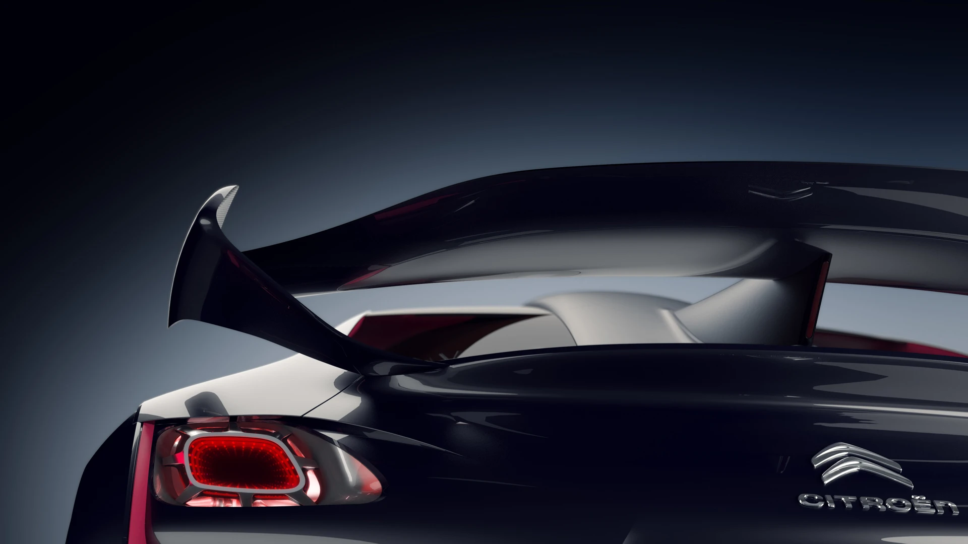 The Citroen electric small car concept - the Survolt - fits the supermini class with a look of a larger supercar