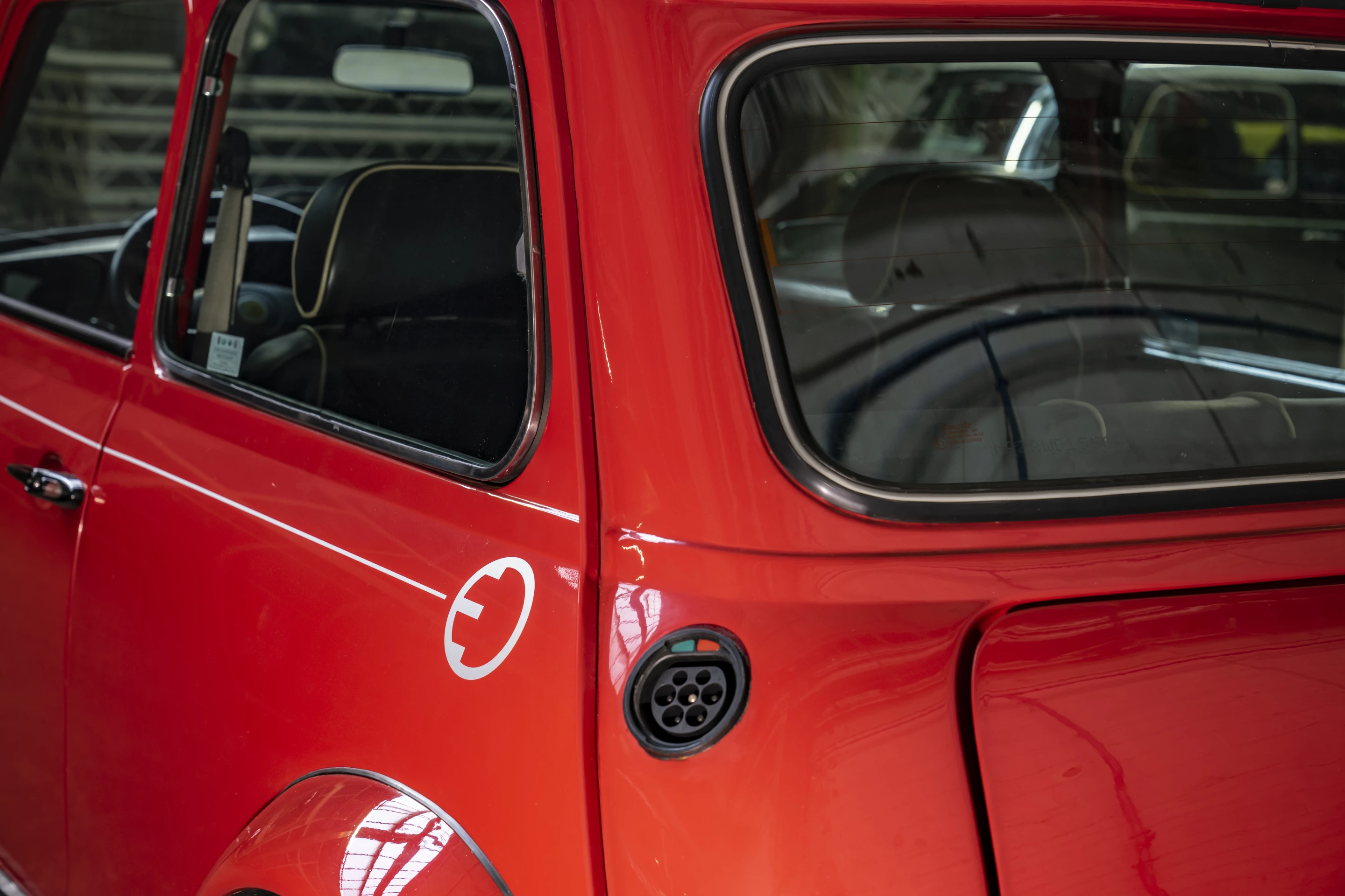 The Mini Recharged conversion can be juiced up using a 6.6-kW charger