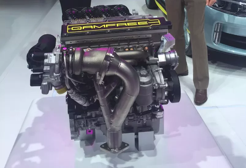 No camshaft means better efficiency and power