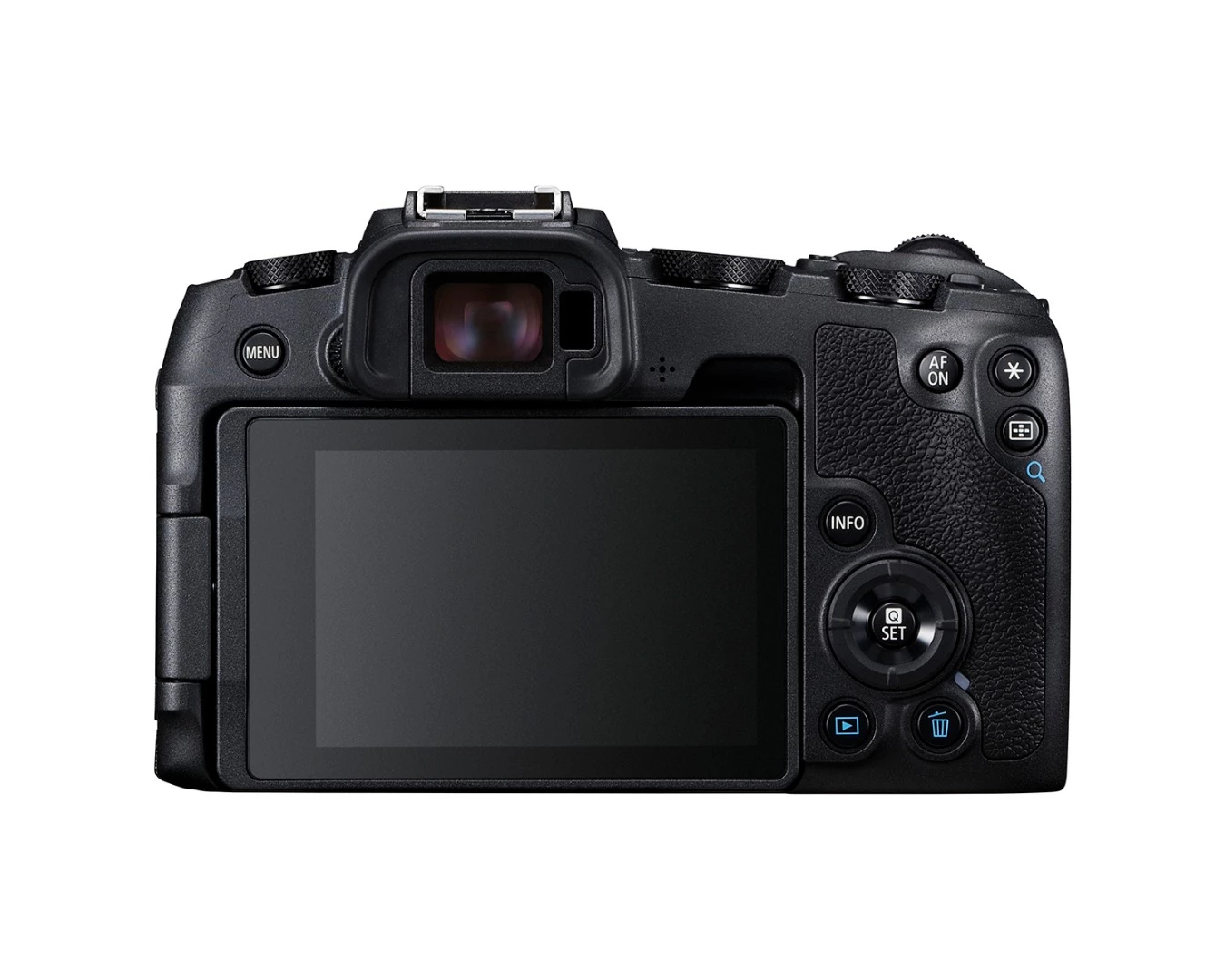 The Canon EOS RP full-frame mirrorless camera has a 2.36 million dot electronic viewfinder