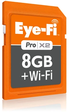 The Eye-fi Pro X2 SD card with Endless Memory Mode