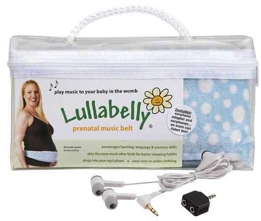 Lullabelly prenatal belt is used to play music to your child