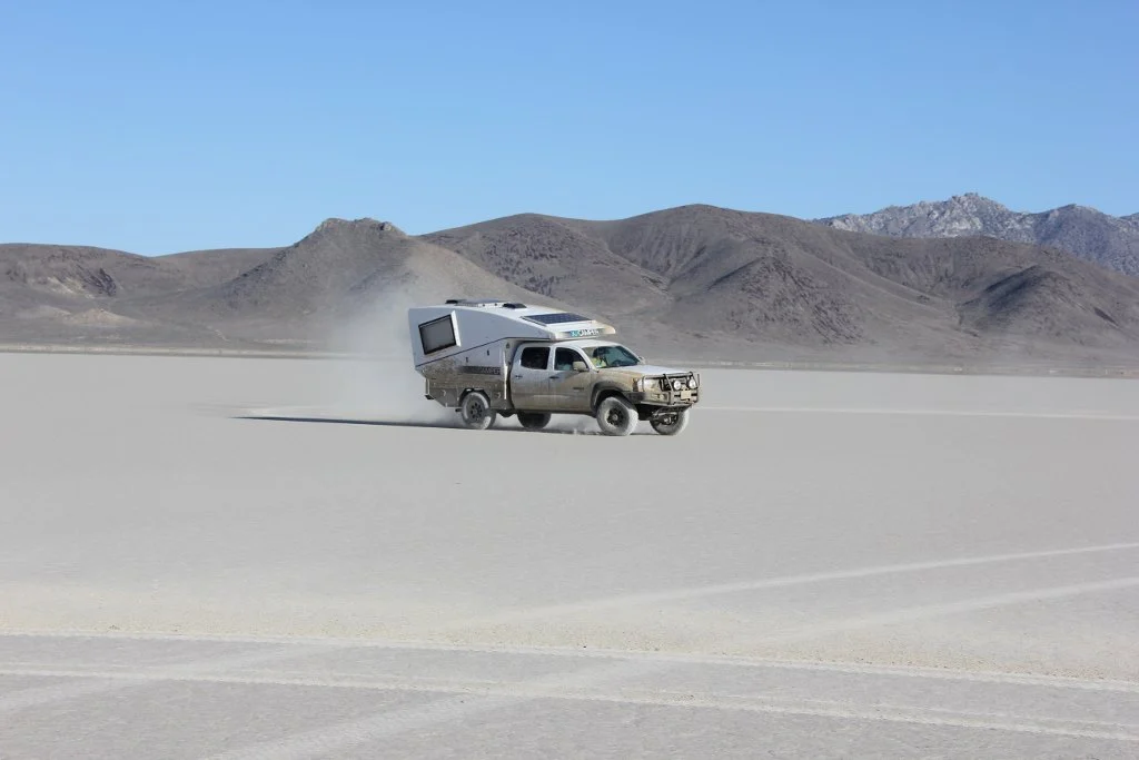 The XPCamper V2 is a composite monocoque camper built for trucks like the Toyota Tacoma