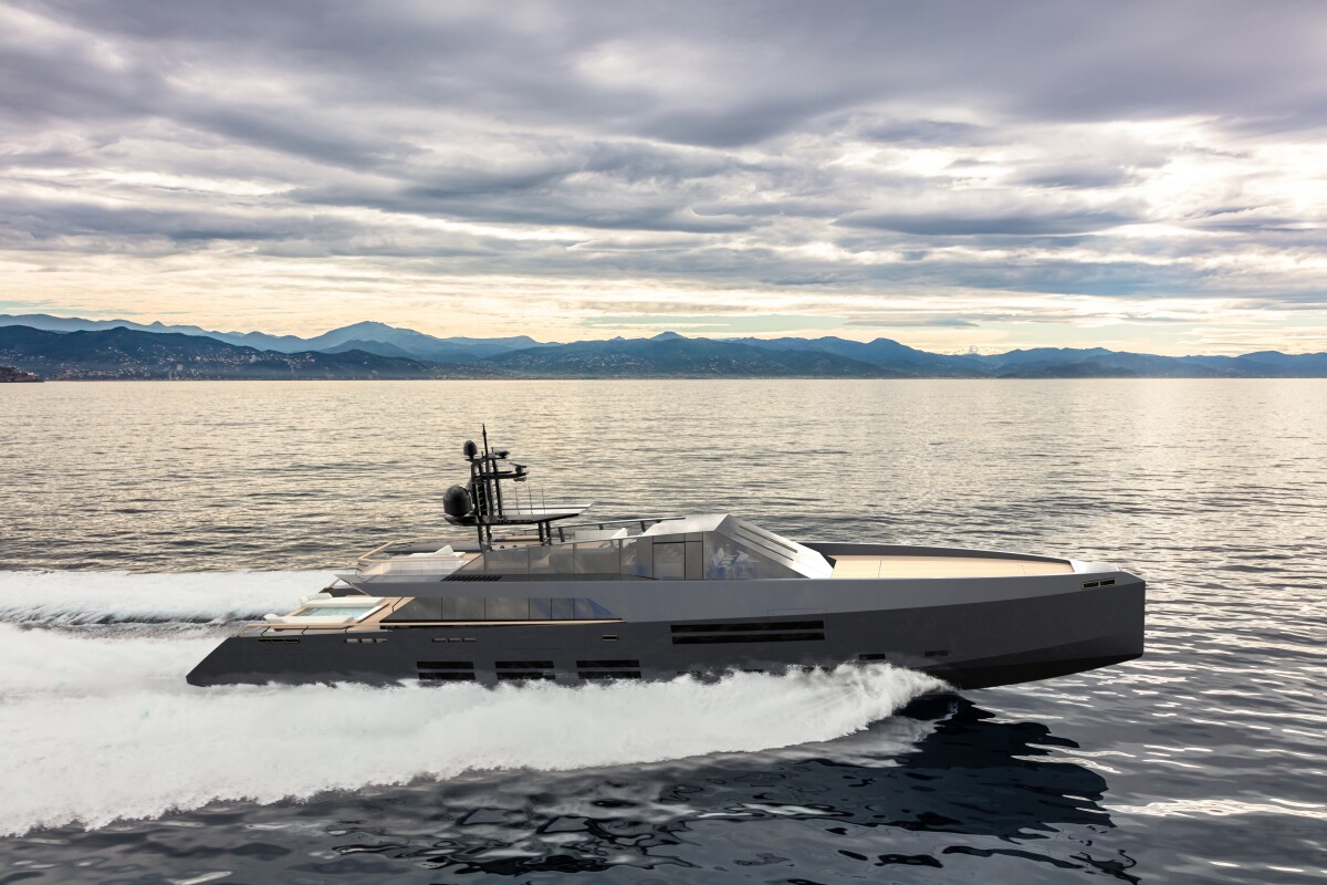 Wally debuted the new 165 project at the Monaco Yacht Show