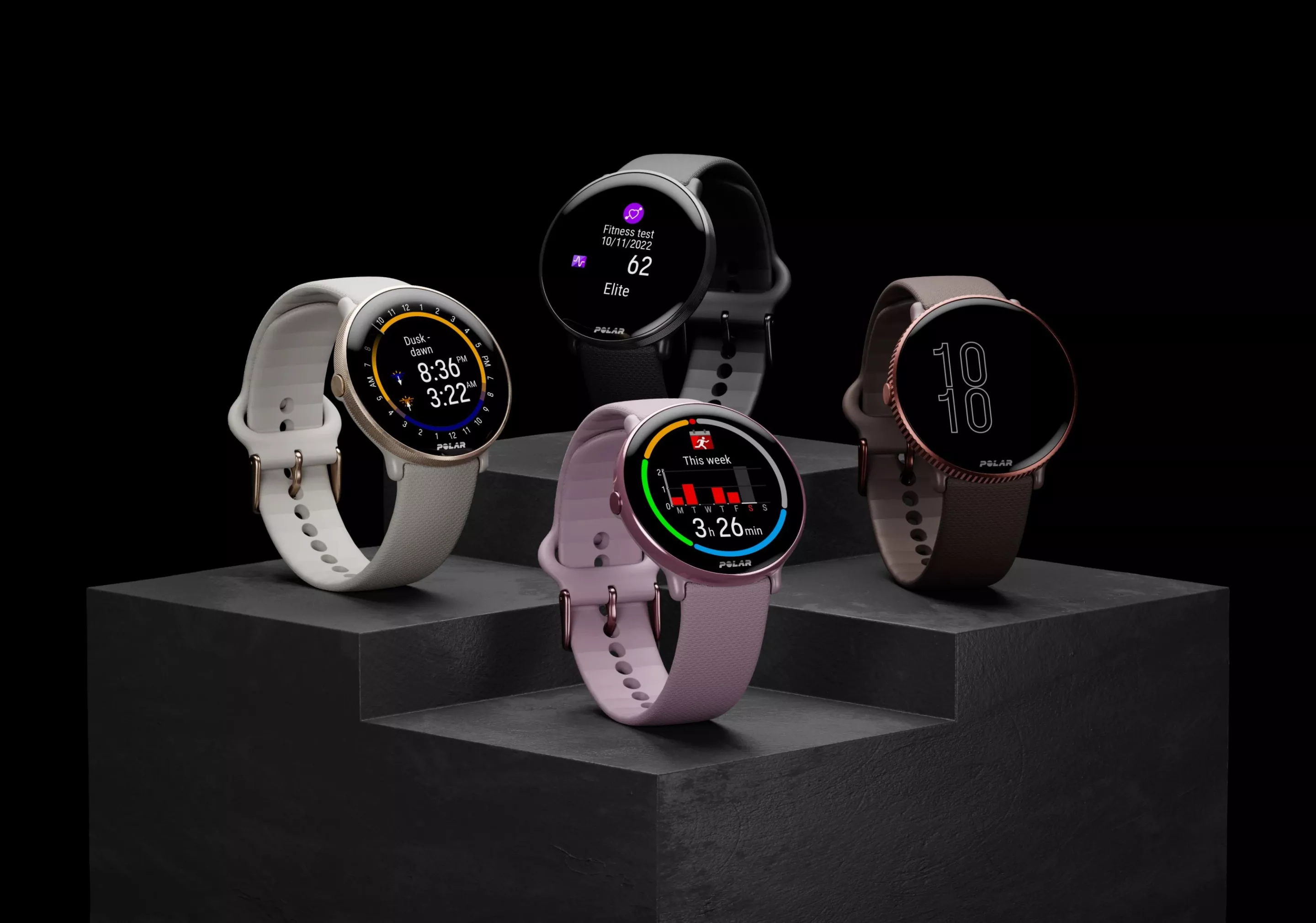 The Ignite 3 fitness and wellness smartwatch comes in four color options