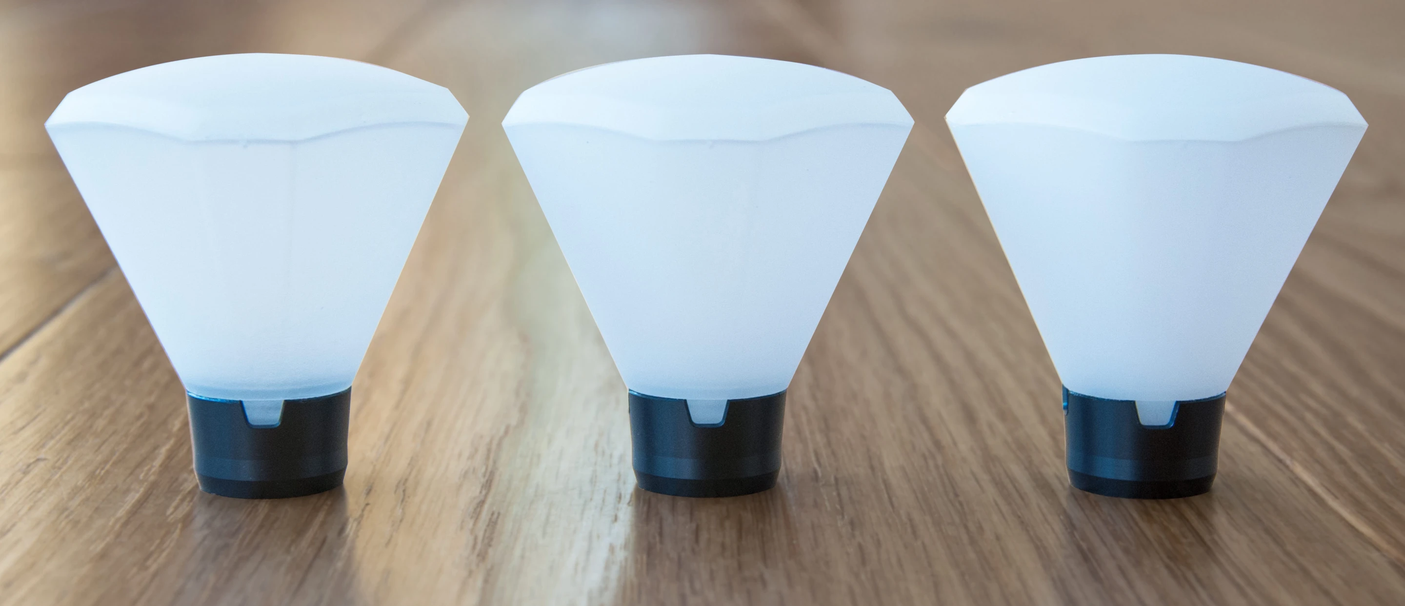 There are three graded diffusers for the Adaptalux lighting system