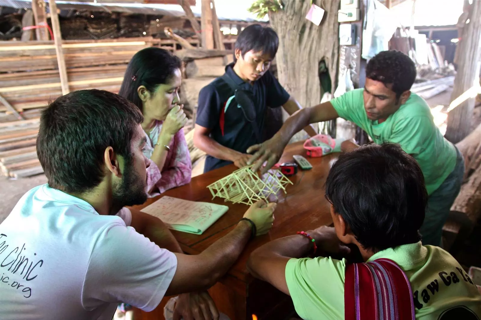 The first of four 72-sq m (775-sq ft) dormitories was completed within four weeks of its April 2012 commencement (Photo: Line Ramstad/Allyse Pulliam)