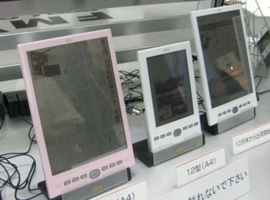 Fujistu’s unveiled its FLEPia e-reader at CEATEC this year