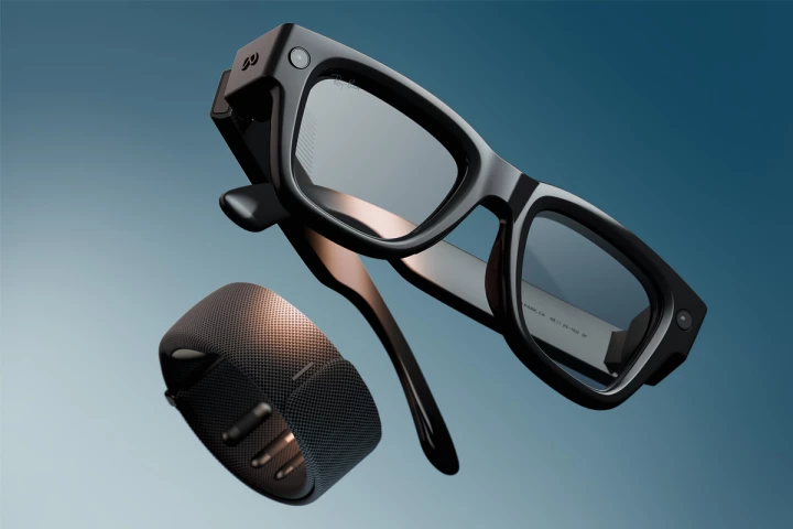The Meta Ray-Ban Display glasses pair with a wristband for discreetly navigating on-screen content using gestures