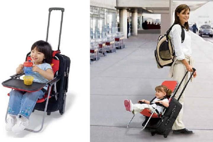 The Ride On Carry On takes some of the pain out of traveling with kids