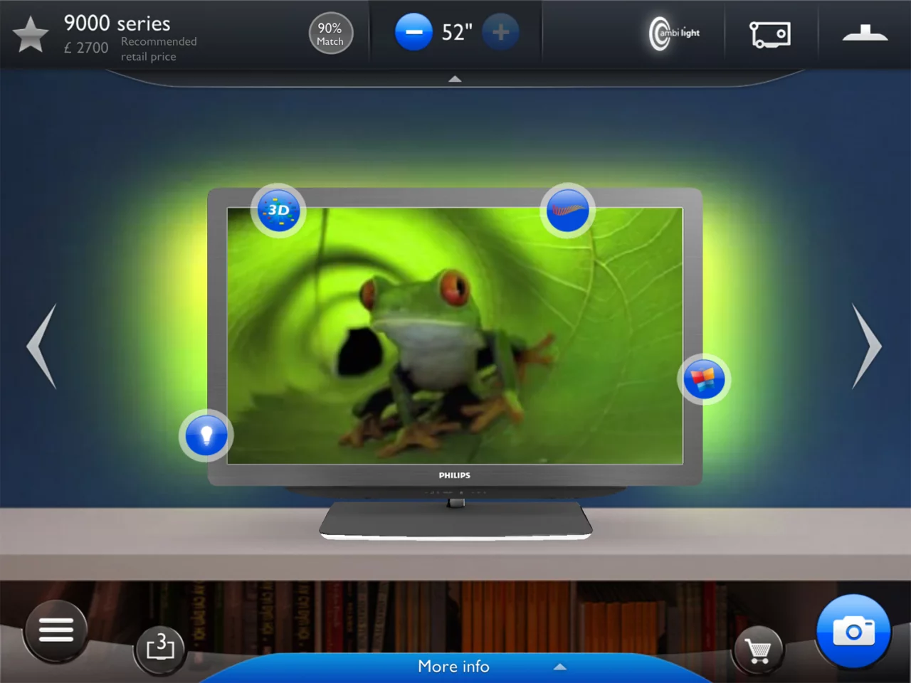 TP Vision, which represents Philips, has a buying guide app