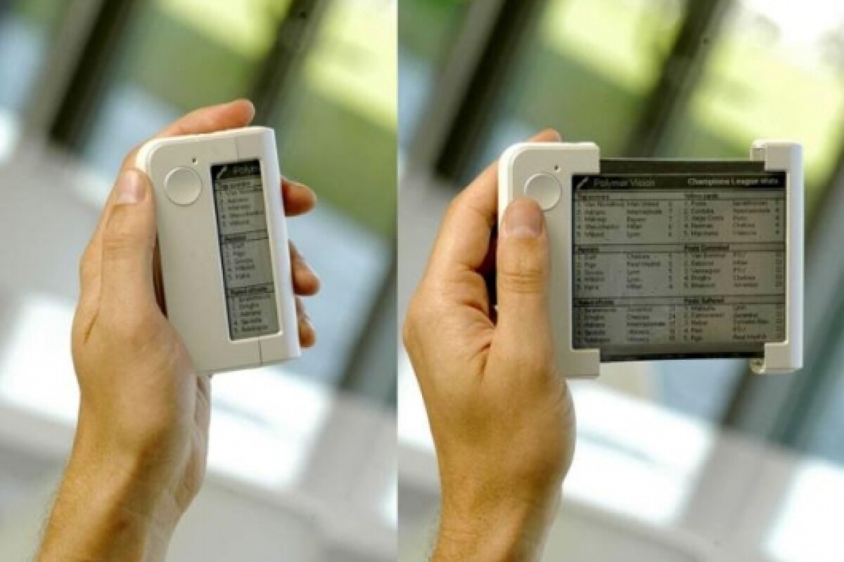 READIUS ‘Rollable Display’ pocket eReader concept at IFA 2005