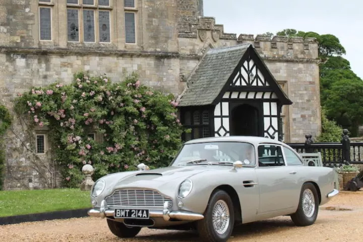 The Aston Martin DB5 up for auction was featured in the Bond movie GoldenEye