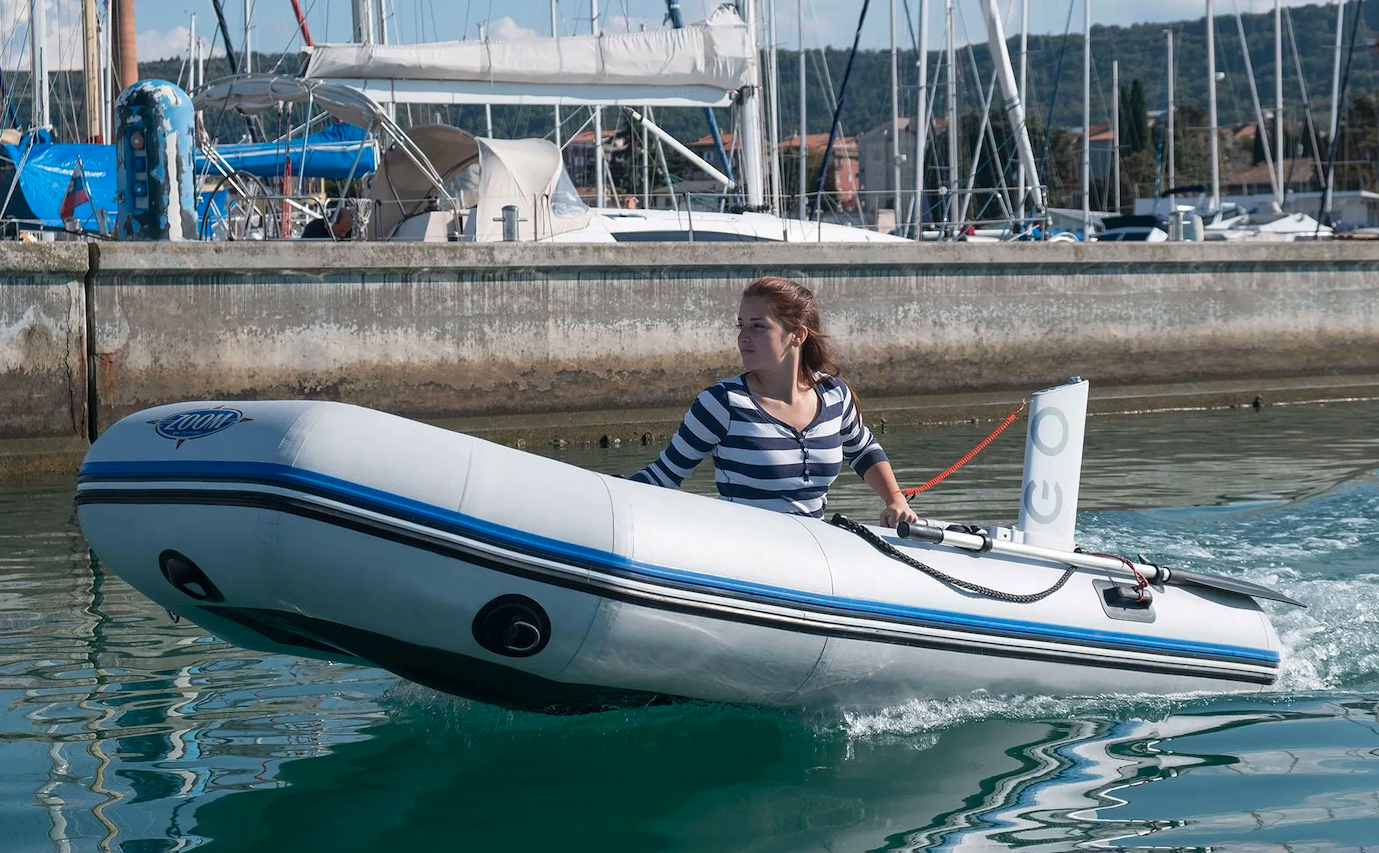 Enjoy speeds of over 5 mph on the water