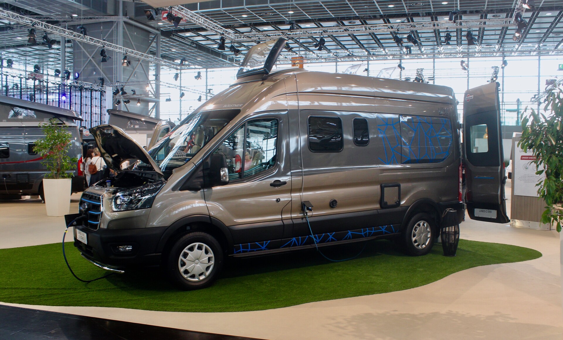 Bürstner creates the first electric camper van atop a Ford ETransit