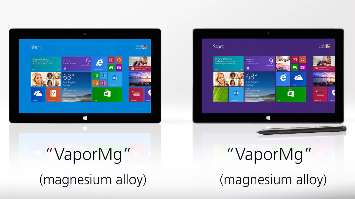 Both Surfaces retain the same build materials and design scheme as the first crop