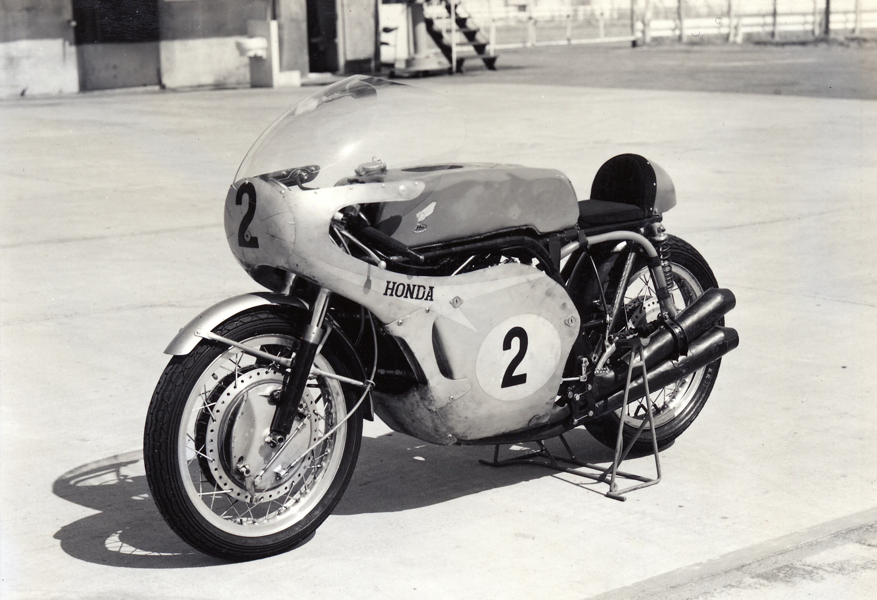 Honda's 1967 RC181 DOHC 500cc Four-cylinder racing bike as ridden by Mike Hailwood, set the TT lap record in 1967