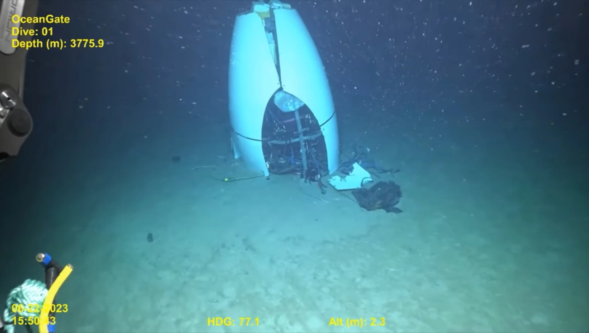 Wreckage from Titan