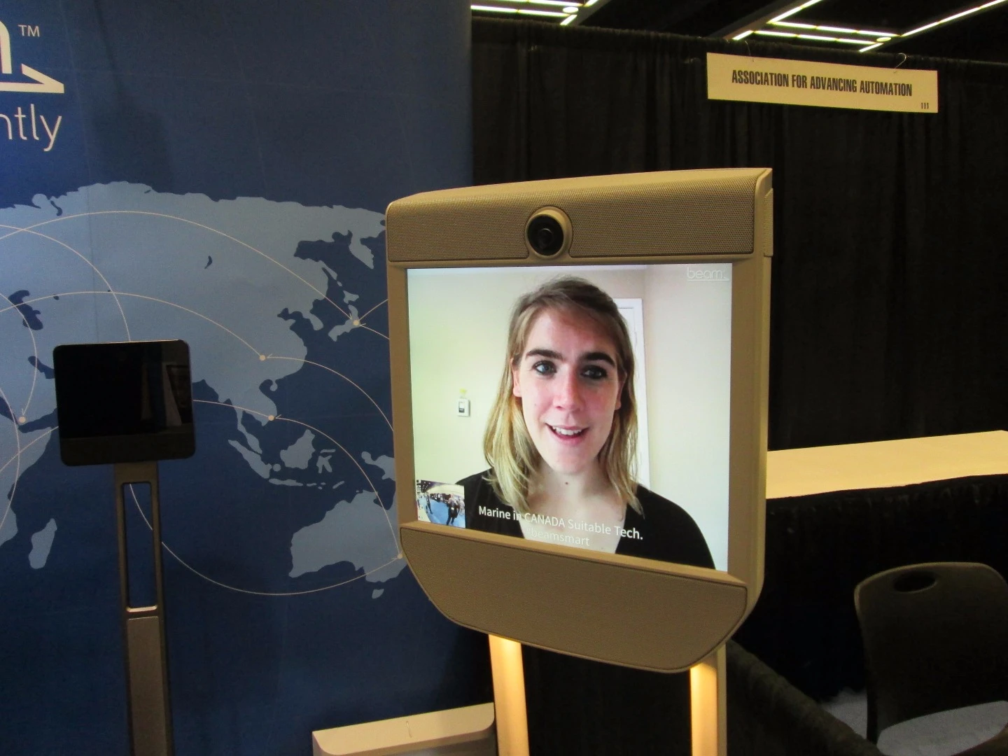 Detail of the Beam telepresence robot