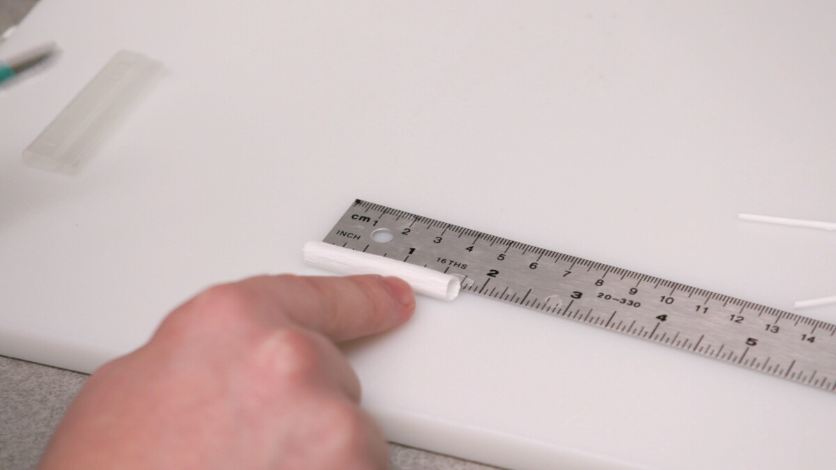The tubes are made of a polymer known as poly(caprolactone)