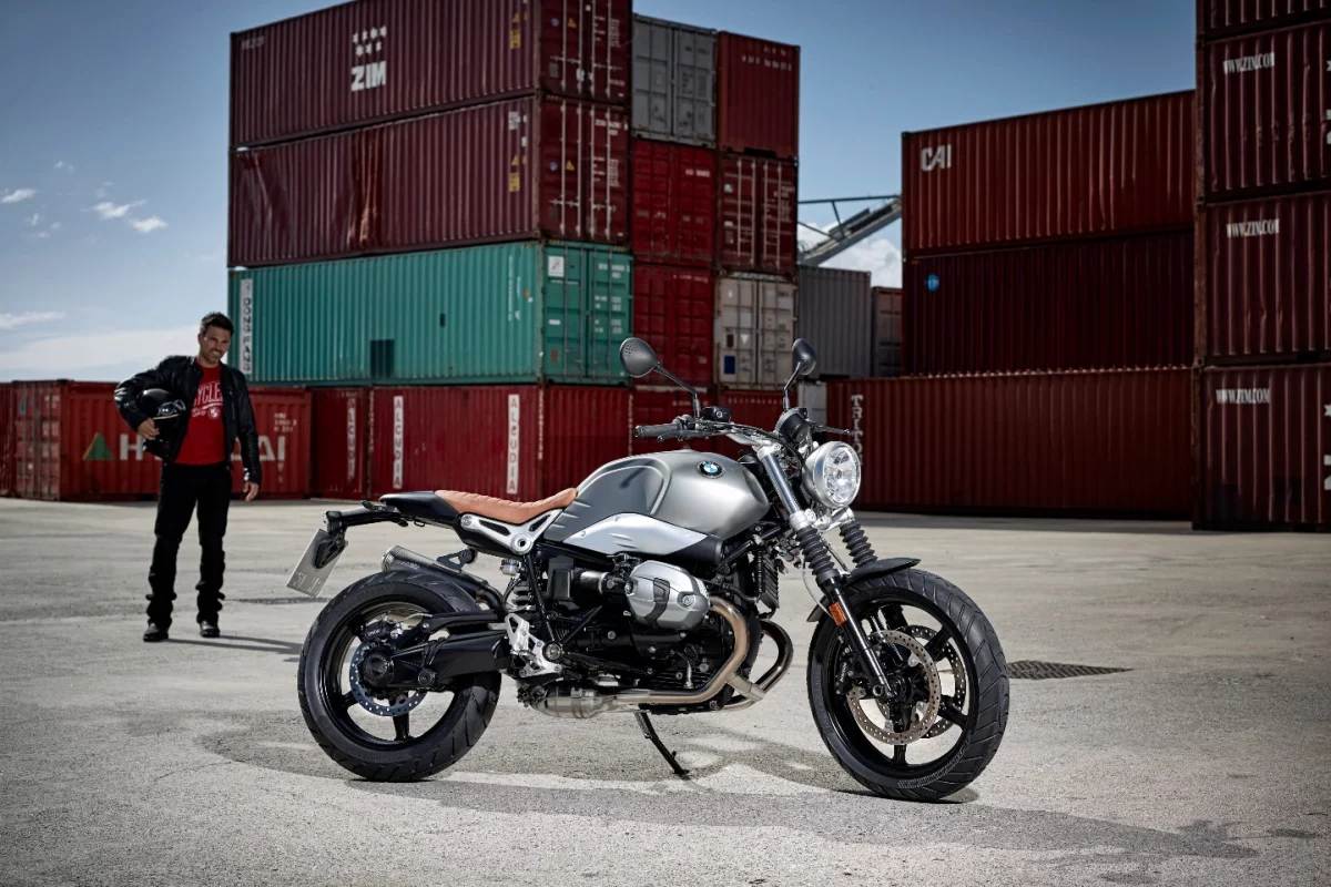 The BMW R nine T Scrambler