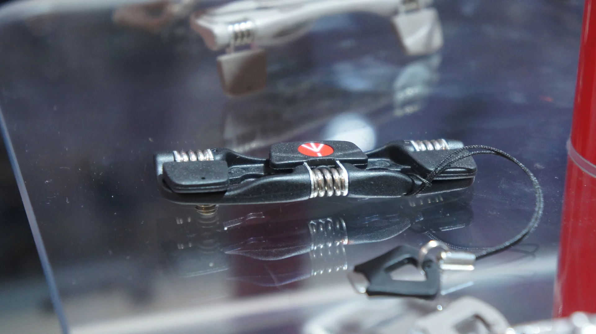 Manfrotto's MP1 compact pocket-sized tripod on display at Photokina 2010