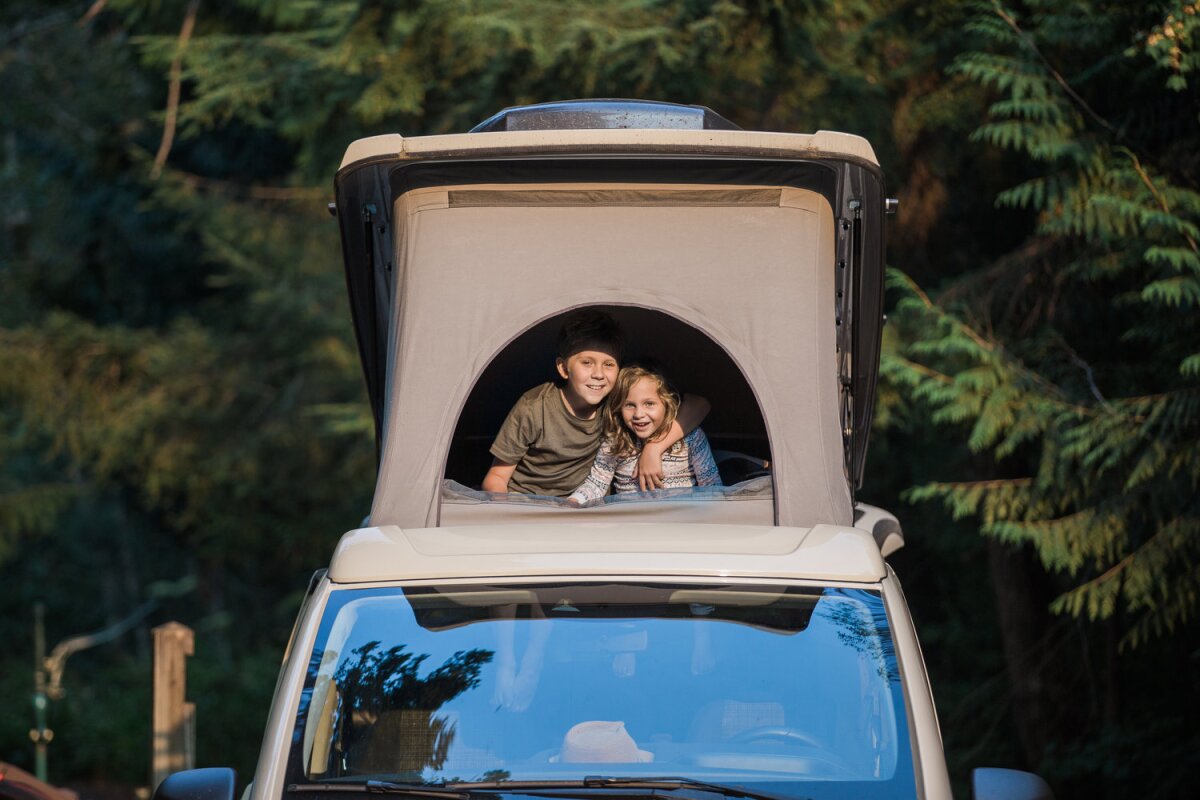 For just under $11,000, you can add just the pop-up roof, giving your van some upper-level sleeping capabilities