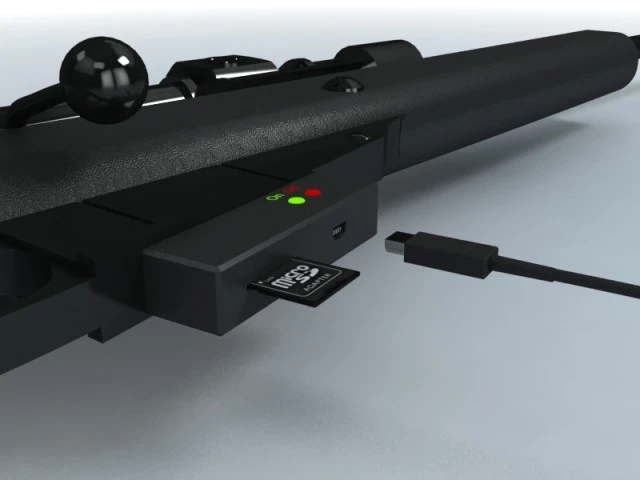 Photos and videos from the Kill Shot would be recorded on a memory card, that would mount in the same location as an ammunition magazine on a real rifle