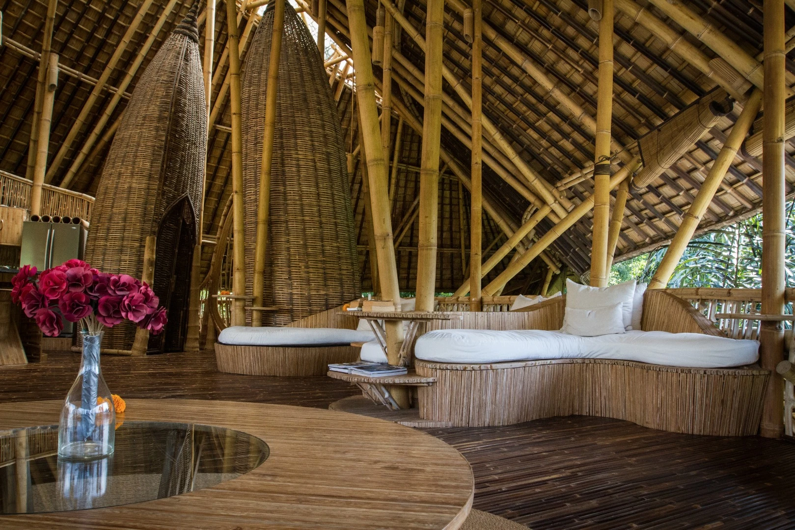 Living area at the Green Village's Temple House