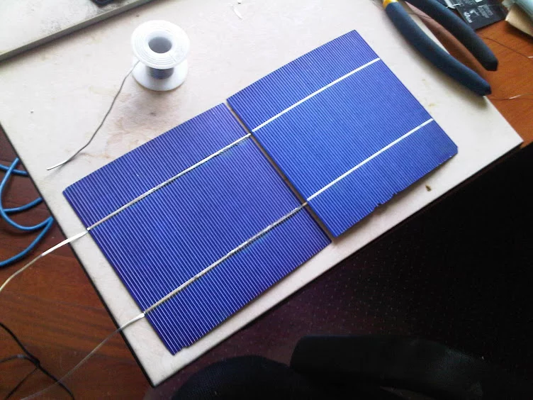 6 x 6 solar cells from eBay