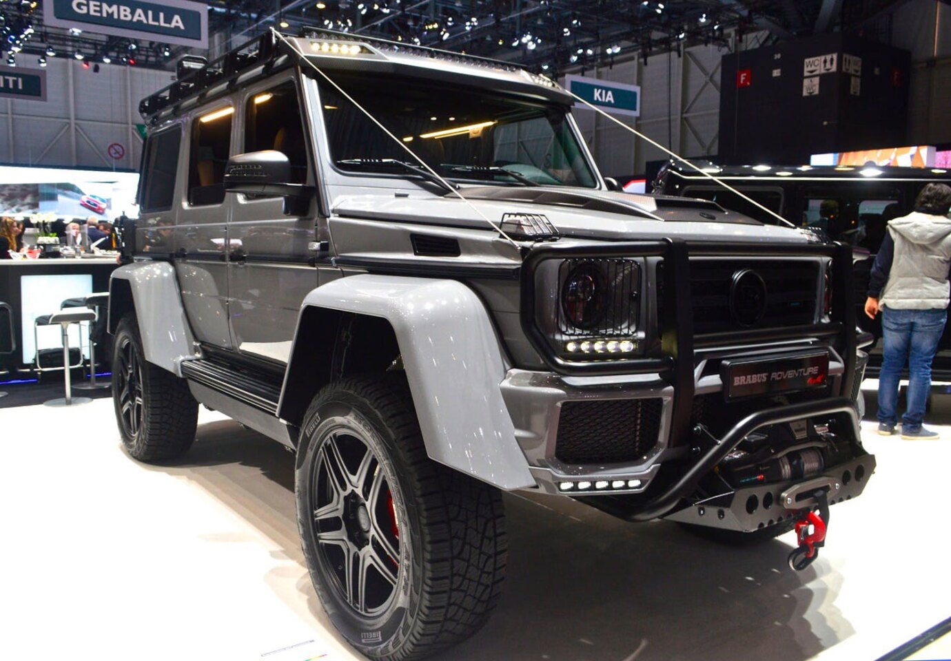 Brabus tunes the Mercedes G500 4x4 Squared
