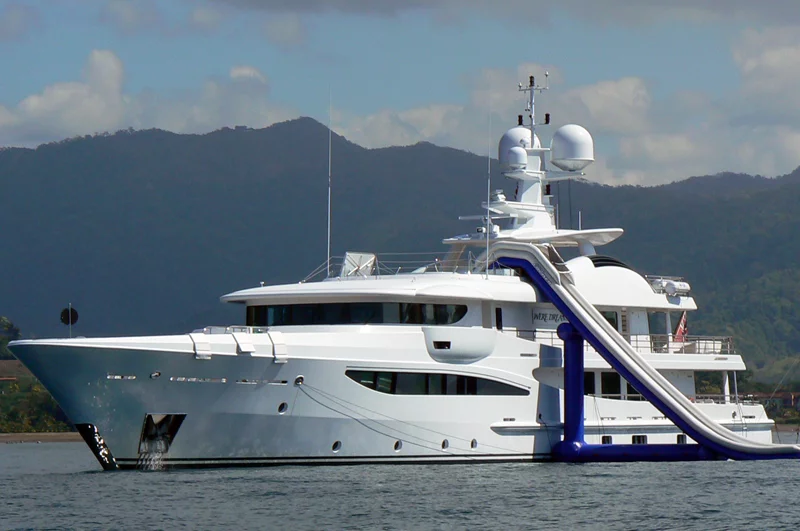 The Freestyle Cruiser is a giant, inflatable water slide aimed at the superyacht market