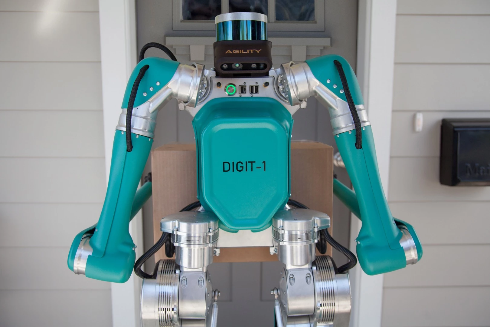 Digit's torso is home to two multi-core CPUs, and it features LiDAR and stereo cameras for basic autonomous navigation