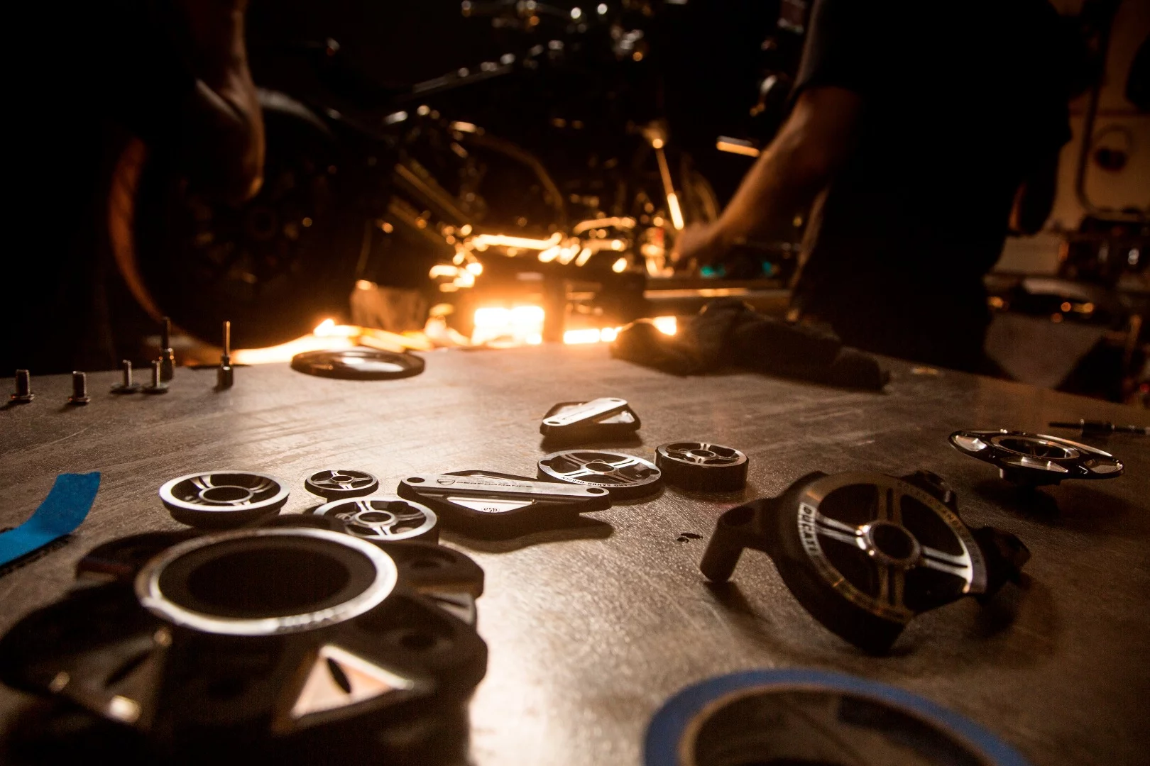 XDiavel by Roland Sands: a collection of billet aluminum farkles